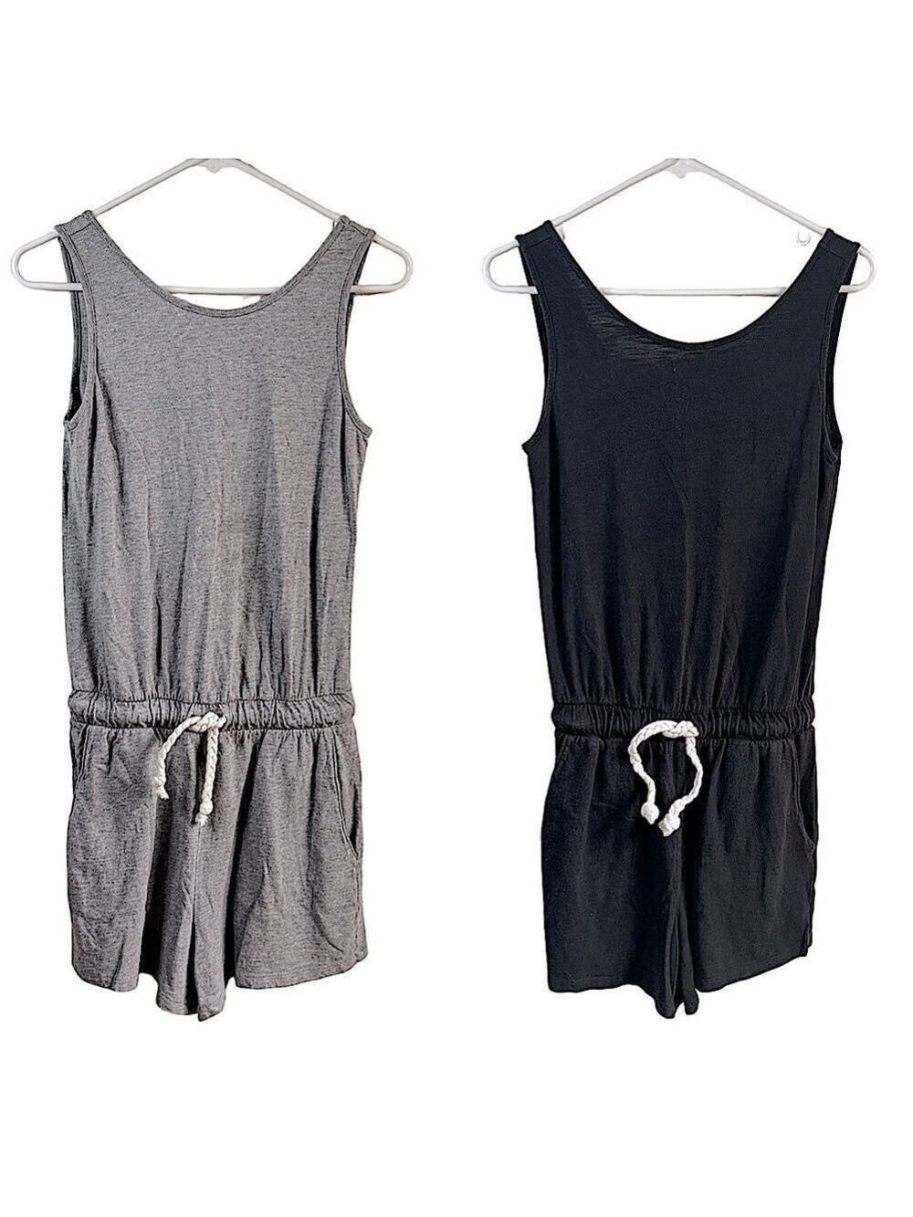 GAP Set of TWO Cotton Jersey Shortall Rompers